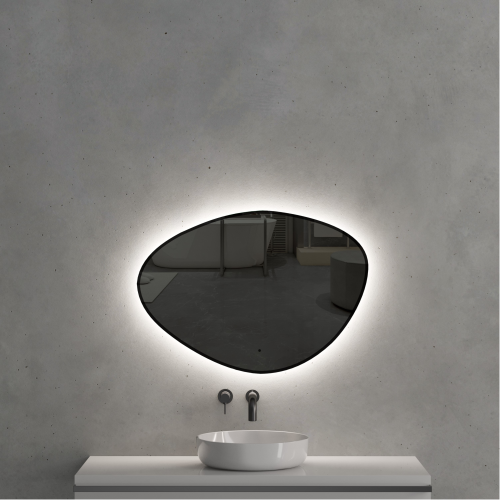 Зеркало AVS Люкс 85х60 черный Зеркало AVS Люкс 85х60 черный