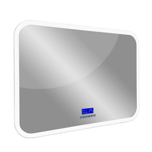 Зеркало с подсветкой AVS Байкал 90x65 см, часы и антипар Зеркало с подсветкой AVS Байкал 90x65 см, часы и антипар