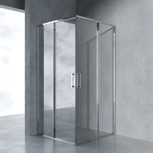 Душевой уголок AVS Куб Лайт 100x100 см профиль хром, стекло прозрачное Душевой уголок AVS Куб Лайт 100x100 см профиль хром, стекло прозрачное