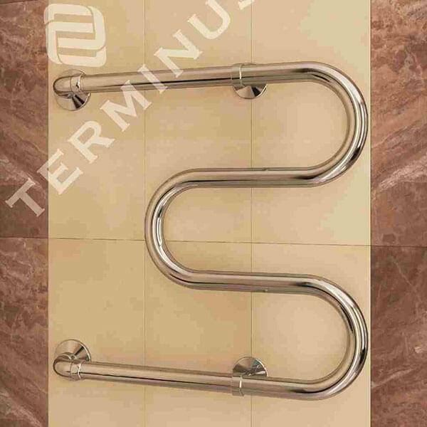 Полотенцесушитель водяной Terminus М-образный 50х50 хром Полотенцесушитель водяной Terminus М-образный 50х50 хром