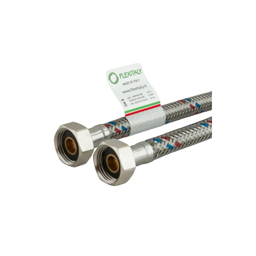 Подводка воды Flexitaly 150040450RB DN8 1/2" 50 см Подводка воды Flexitaly 150040450RB DN8 1/2" 50 см