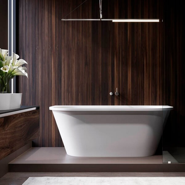 Ванна из искусственного камня HOLBI Galatea 170x80 белая матовая Ванна из искусственного камня HOLBI Galatea 170x80 белая матовая