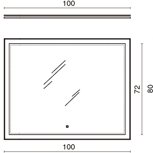 Зеркало 1000х800 Buongiorno Kerama Marazzi Зеркало 1000х800 Buongiorno Kerama Marazzi