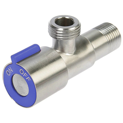 Кран угловой Accoona A473C-4 M1/2*1/2 синий Кран угловой Accoona A473C-4 M1/2*1/2 синий