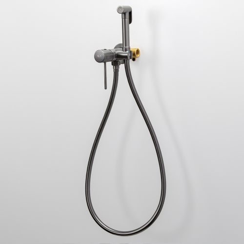 Гигиенический душ со смесителем AVS Slimmer оружейная сталь Гигиенический душ со смесителем AVS Slimmer оружейная сталь