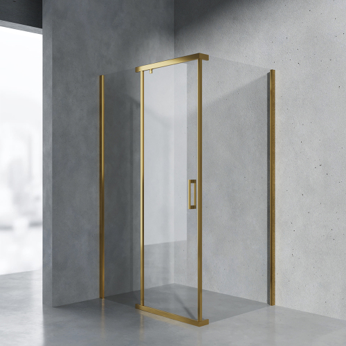 Душевой уголок AVS Фаворит 120x90 см профиль брашированное золото, стекло прозрачное Душевой уголок AVS Фаворит 120x90 см профиль брашированное золото, стекло прозрачное