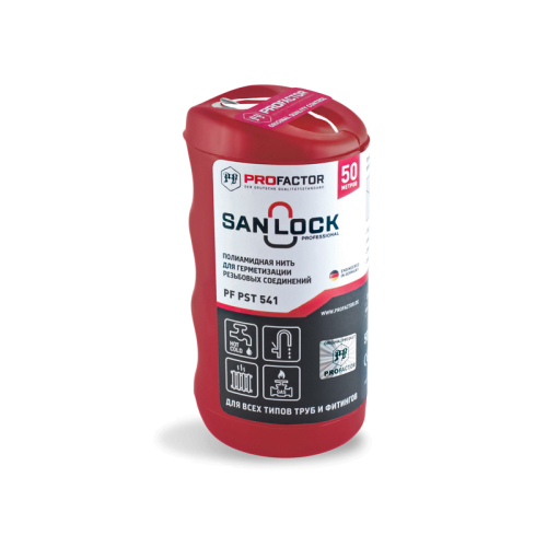 Нить полиамидная с силиконом PF San-Lock (50м)  Нить полиамидная с силиконом PF San-Lock (50м)