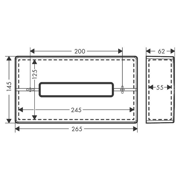Держатель для салфеток Hansgrohe хром 41774000 Держатель для салфеток Hansgrohe хром 41774000