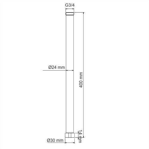 Удлинитель для душевого комплекта A133 WASSERKRAFT Удлинитель для душевого комплекта A133 WASSERKRAFT