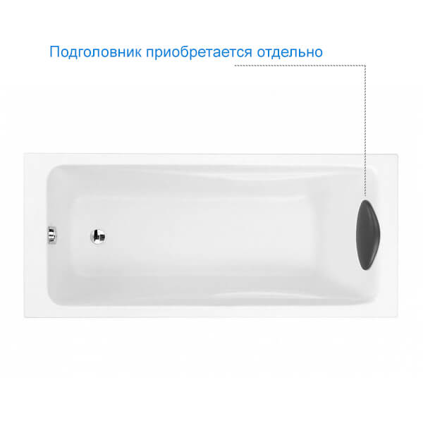 Акриловая ванна Jacob Delafon Odeon Up 150x70 белая без каркаса