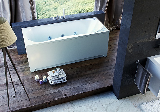 Акриловая ванна Aquatek Афродита 150x70 белая, с экраном, каркасом и сливом-переливом Акриловая ванна Aquatek Афродита 150x70 белая, с экраном, каркасом и сливом-переливом