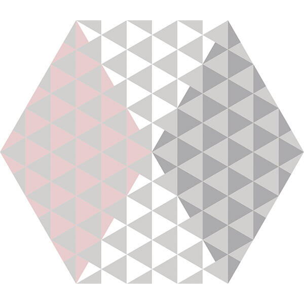 Керамогранит 23x27 матовый rosa Peonia KEROS M138