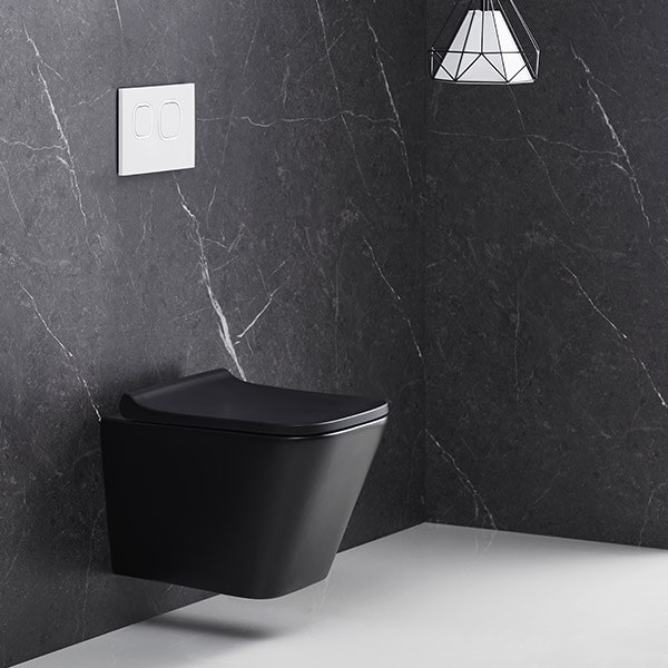 Унитаз подвесной AVS Модерн безободковый, черный матовый Унитаз подвесной AVS Модерн безободковый, черный матовый