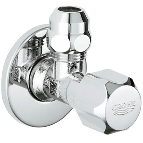 Кран угловой с цангой Grohe 22017000 1/2х3/8 Кран угловой с цангой Grohe 22017000 1/2х3/8