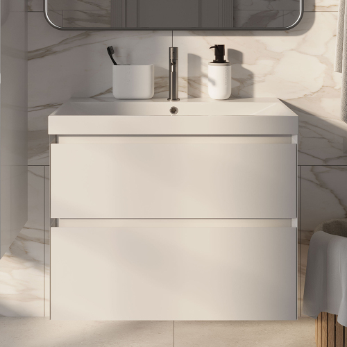 Тумба с раковиной AVS Гармония 80 SL белая Тумба с раковиной AVS Гармония 80 SL белая