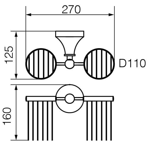 Держатель универсальный Gialetta Veragio VR.GIL-6454.BR Держатель универсальный Gialetta Veragio VR.GIL-6454.BR