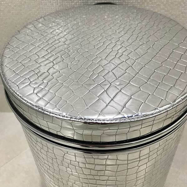 Ведро для мусора AVS серебро (крокодил) 5 л Ведро для мусора AVS серебро (крокодил) 5 л