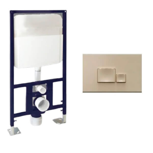 Инсталляция для унитаза + кнопка смыва Axis ISVEA 52AL0102I+54MJ0106I  Инсталляция для унитаза + кнопка смыва Axis ISVEA 52AL0102I+54MJ0106I