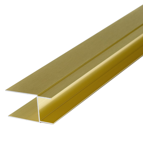 Профиль добавочный AVS Вектор 2,7 см, брашированное золото Профиль добавочный AVS Вектор 2,7 см, брашированное золото