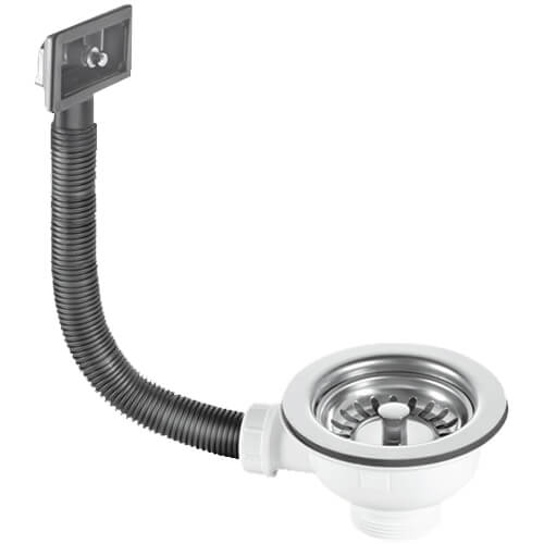 Слив-перелив под прямоугольное отверстие перелива 40-113 мм McALPINE Слив-перелив под прямоугольное отверстие перелива 40-113 мм McALPINE