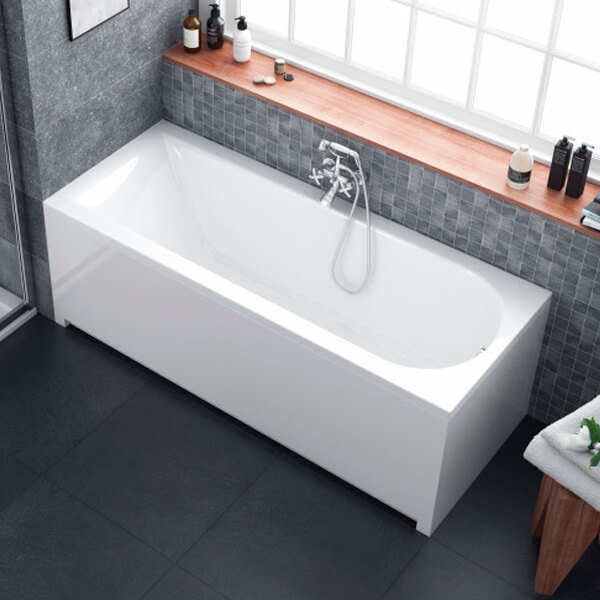 Акриловая ванна Excellent Aurum 170x70 белая, с каркасом Акриловая ванна Excellent Aurum 170x70 белая, с каркасом