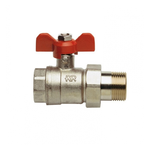 Кран с американкой 1" RR 364 усилен Кран с американкой 1" RR 364 усилен