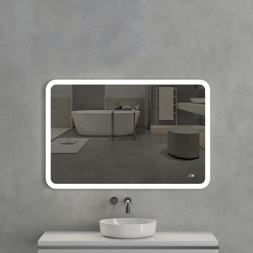 Зеркало с подсветкой AVS Байкал 120x80 см, антипар Зеркало с подсветкой AVS Байкал 120x80 см, антипар