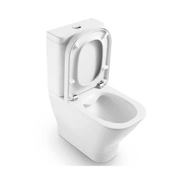 Унитаз-компакт Roca Gap 34273700Н безободковый с микролифтом Унитаз-компакт Roca Gap 34273700Н безободковый с микролифтом