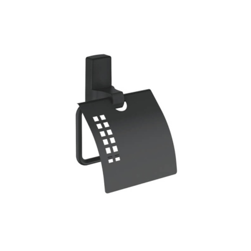 Держатель для туалетной бумаги Accoona A12505F черный матовый Держатель для туалетной бумаги Accoona A12505F черный матовый