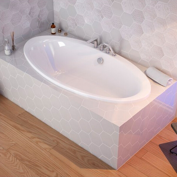 Акриловая ванна Excellent Lumina 190x95 белая без каркаса Акриловая ванна Excellent Lumina 190x95 белая без каркаса