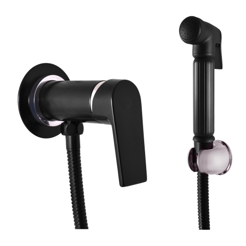 Гигиенический душ со смесителем Rav Slezak Colorado CO147/1CMATC черный матовый Гигиенический душ со смесителем Rav Slezak Colorado CO147/1CMATC черный матовый