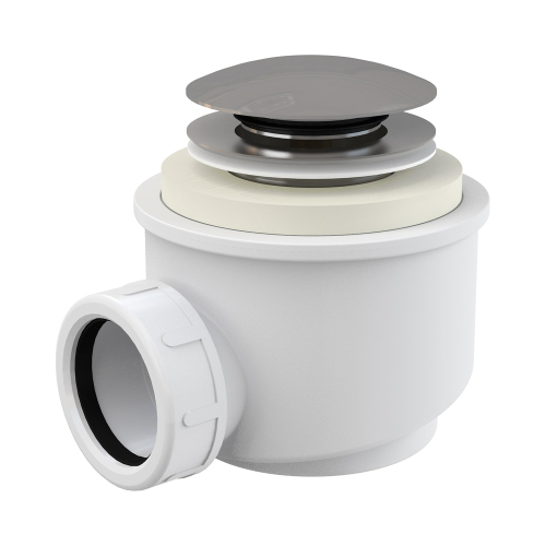 Сифон для поддона Alcaplast A465-50 d50 click-clack хром Сифон для поддона Alcaplast A465-50 d50 click-clack хром