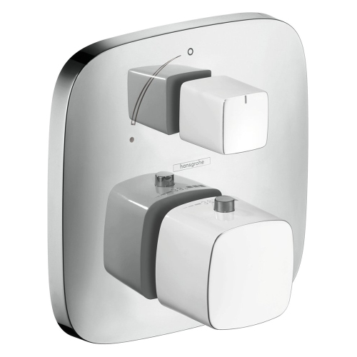 Термостат для душа Hansgrohe PuraVida 15775400+01800180 хром Термостат для душа Hansgrohe PuraVida 15775400+01800180 хром