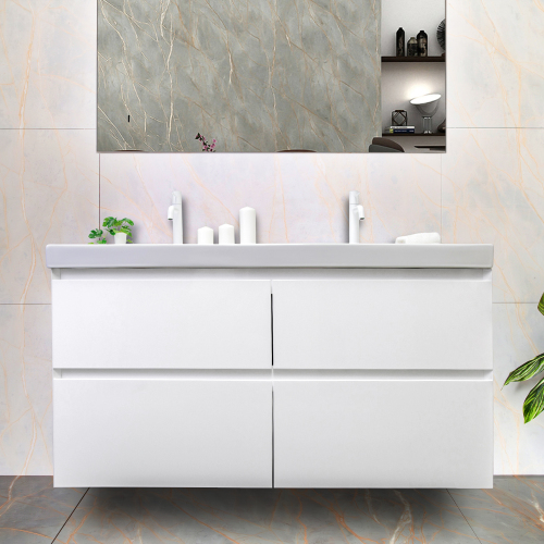 Тумба с раковиной AVS Гармония 120 двойная, белая Тумба с раковиной AVS Гармония 120 двойная, белая