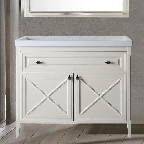 Тумба с раковиной ASB Wood Line Монте 100 бежевая Тумба с раковиной ASB Wood Line Монте 100 бежевая