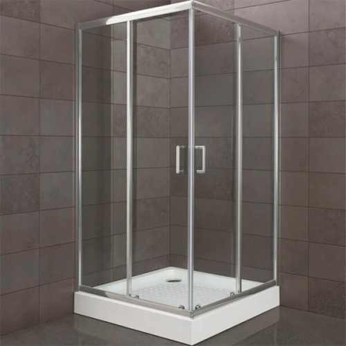 Душевой уголок BelBagno Uno UNO-195-A-2-100-C-Cr 100х100 профиль хром, прозрачное стекло Душевой уголок BelBagno Uno UNO-195-A-2-100-C-Cr 100х100 профиль хром, прозрачное стекло