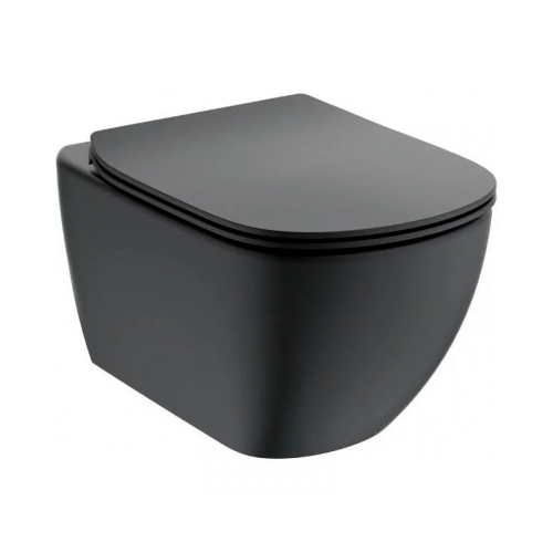 Унитаз подвесной Ideal Standard Tesi AquaBlade T0079V3+T3527V3 безободковый с микролифтом Унитаз подвесной Ideal Standard Tesi AquaBlade T0079V3+T3527V3 безободковый с микролифтом