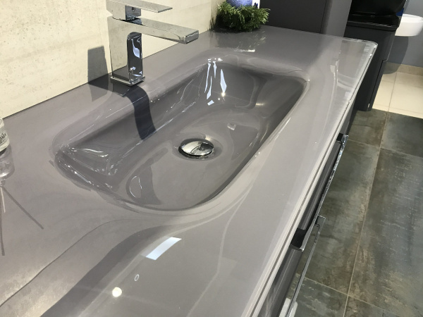 Раковина стеклянная 1200 Графит Accord Caprigo OW15-2215-R810 Раковина стеклянная 1200 Графит Accord Caprigo OW15-2215-R810