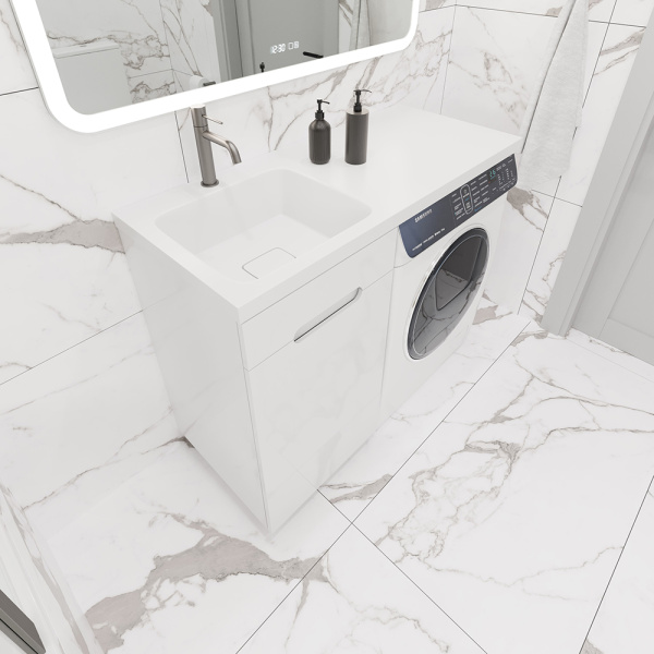 Раковина AVS Прима 110x48 L, белая Раковина AVS Прима 110x48 L, белая