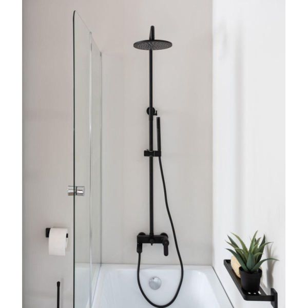 Душевая стойка Paffoni Blu ZCOL632NO черный матовый Душевая стойка Paffoni Blu ZCOL632NO черный матовый