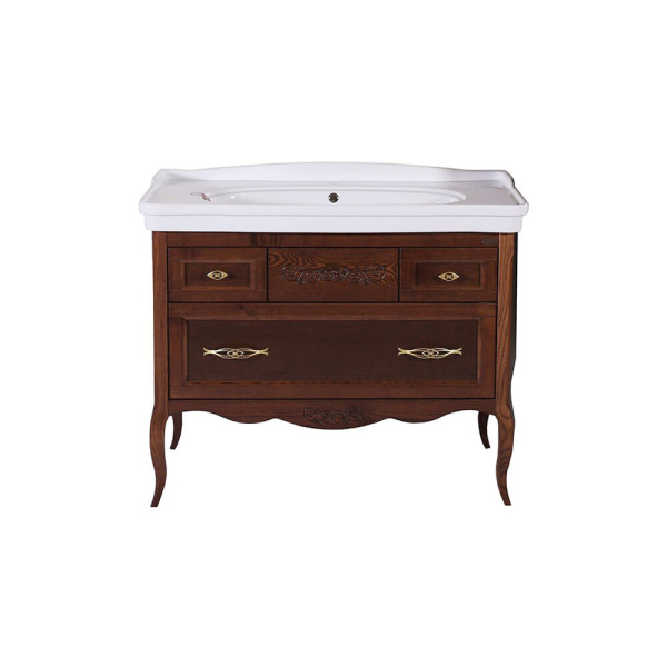 Тумба с раковиной ASB Wood Line Модерн 105 антикварный орех Тумба с раковиной ASB Wood Line Модерн 105 антикварный орех