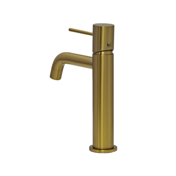 Смеситель для раковины AVS Slimmer брашированное золото Смеситель для раковины AVS Slimmer брашированное золото