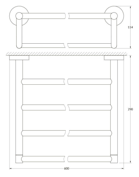 Полка для полотенца Harmonie Artwelle HAR 033 Полка для полотенца Harmonie Artwelle HAR 033