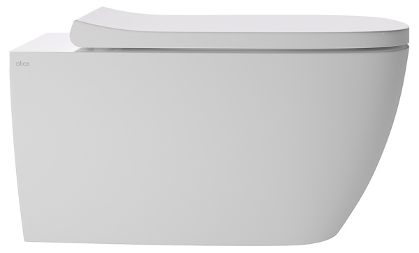Унитаз подвесной Alice Wunder 45000101SET безободковый, белый Унитаз подвесной Alice Wunder 45000101SET безободковый, белый