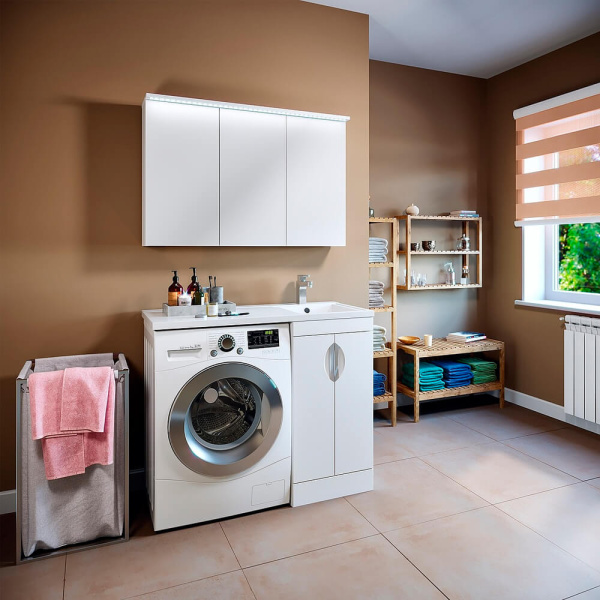 Тумба с раковиной Runo Лира 00-00000144+00-00001120 105 правая Тумба с раковиной Runo Лира 00-00000144+00-00001120 105 правая