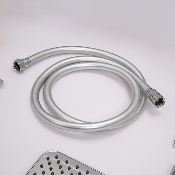 Душевой комплект AVS Luxury 3в1 квадратный, хром Душевой комплект AVS Luxury 3в1 квадратный, хром