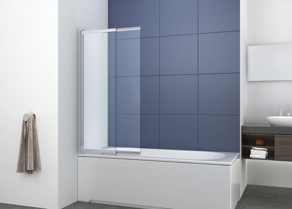 Шторка на ванну AVS Слайдер Плюс 80 профиль хром, стекло прозрачное Шторка на ванну AVS Слайдер Плюс 80 профиль хром, стекло прозрачное