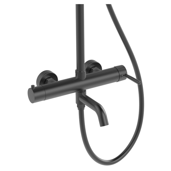 Душевая стойка AVS Slimmer оружейная сталь Душевая стойка AVS Slimmer оружейная сталь