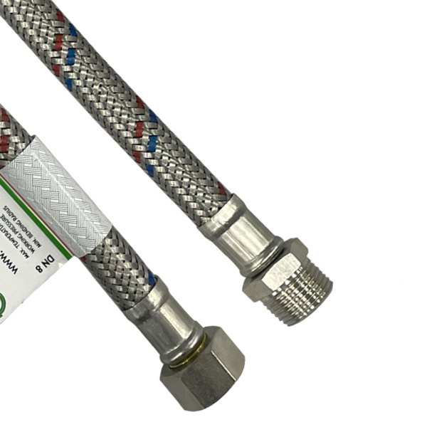 Подводка к смесителю Flexitaly 150020520RB DN8 3/8"н*3/8"в Подводка к смесителю Flexitaly 150020520RB DN8 3/8"н*3/8"в