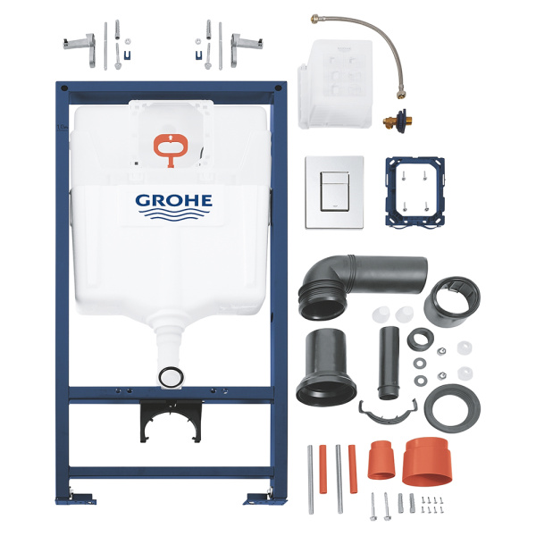 Система инсталляции Rapid SL Grohe 38772001 с кнопкой Система инсталляции Rapid SL Grohe 38772001 с кнопкой